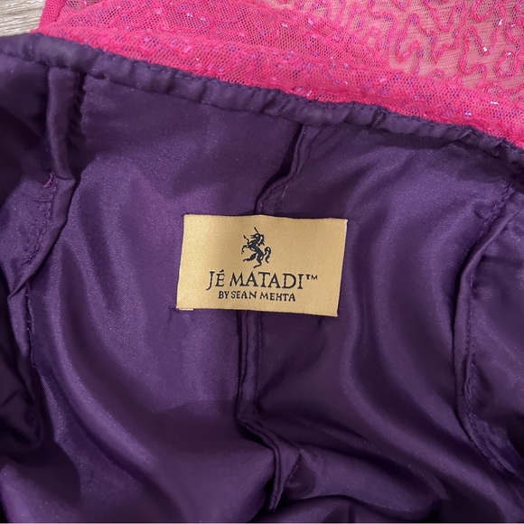 JE MATADI FUCHSIA/PURPLE PROM DRESS. SIZE: 6 - Picture 8 of 10